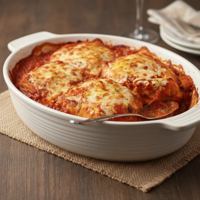 Bife à parmegiana com purê