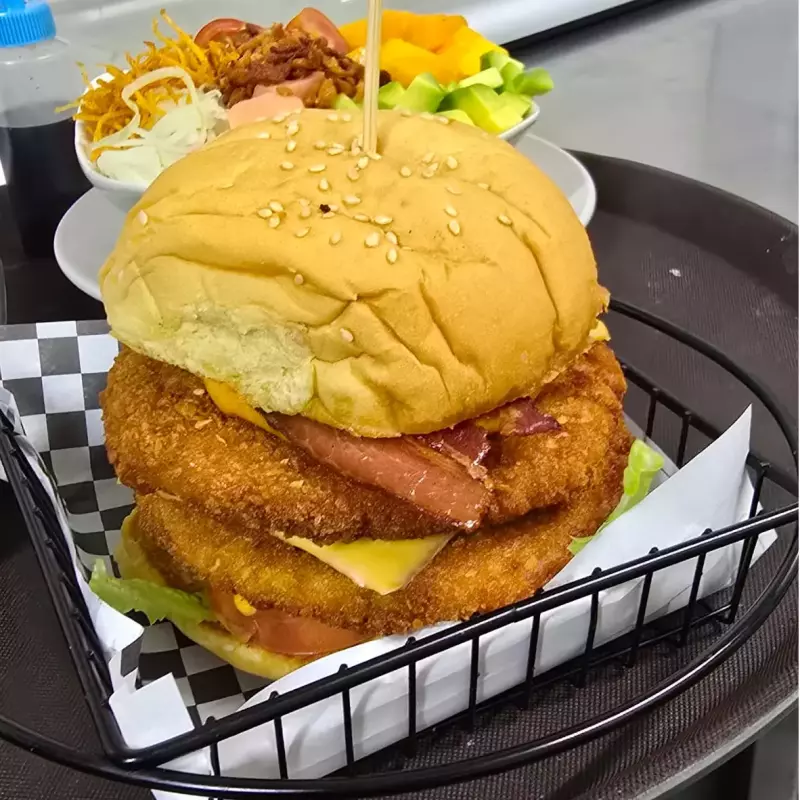 Hamburguesa Pollo Crispy Doble