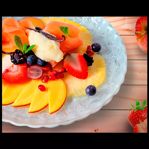 Plato de fruta