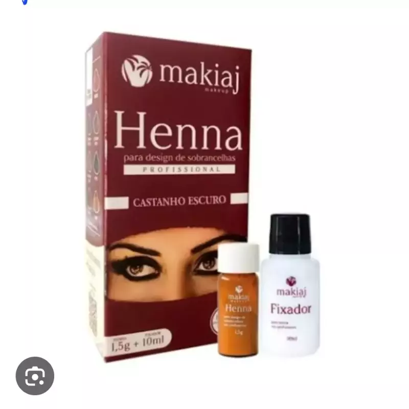 Henna Makiaj Castanho Escuro