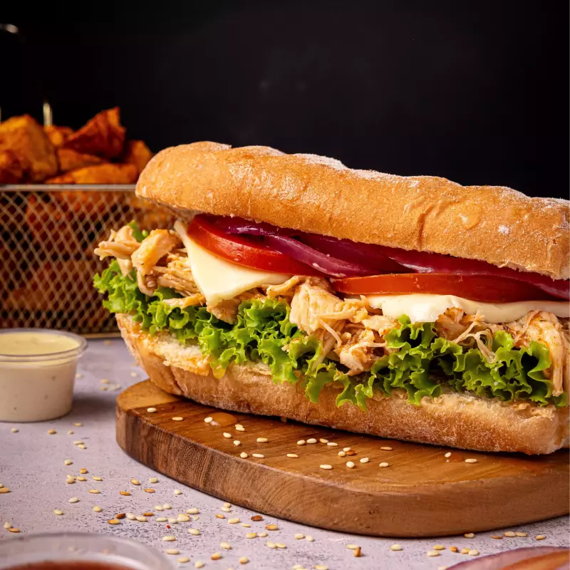 Sándwich de Pollo+papa artesanal