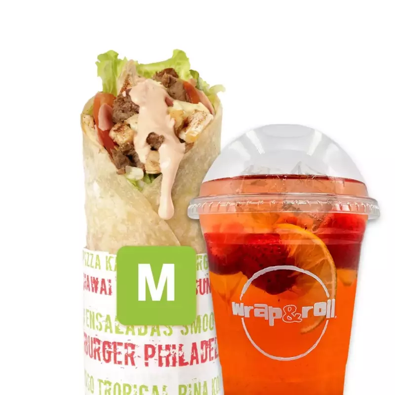1 Wrap M + 1 Té