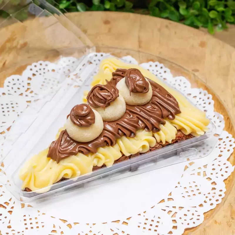 Fatia de Pizza de Brownie