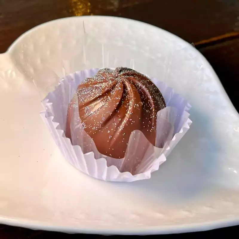 Trufa de chocolate e rum