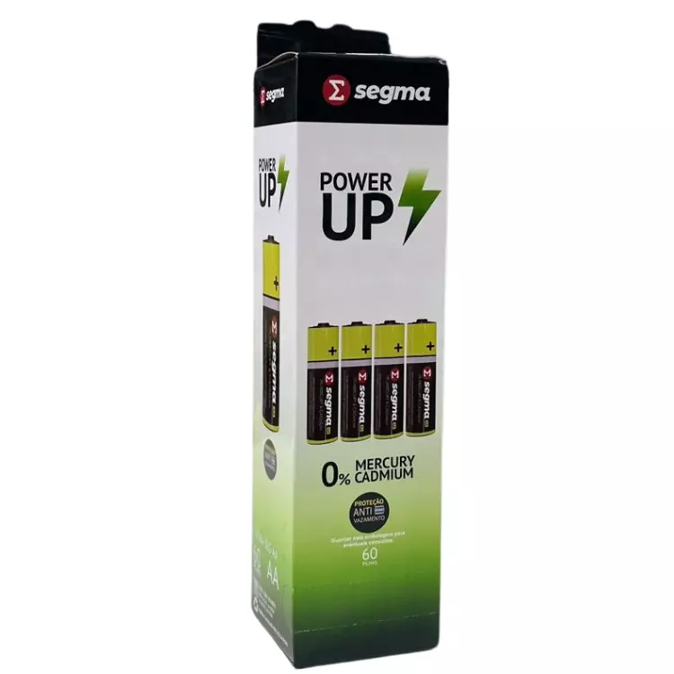 PILHA AA SEGMA CX COM  60 UNDS