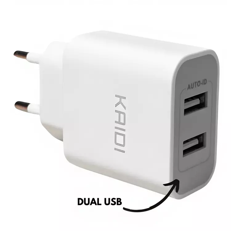 CARREGADOR /TOMADA KAIDI 12W KD-109