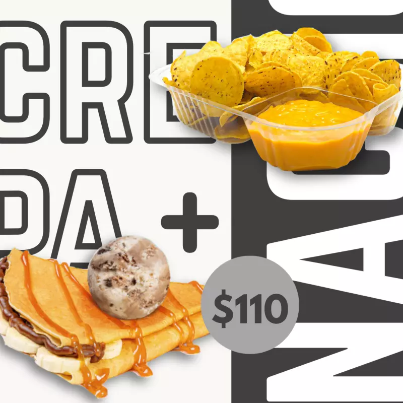 1 Crepa + nachos