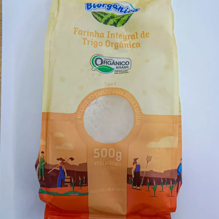 FARINHA DE TRIGO INT. ORG. 500gr