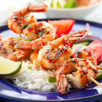Plats Crevettes