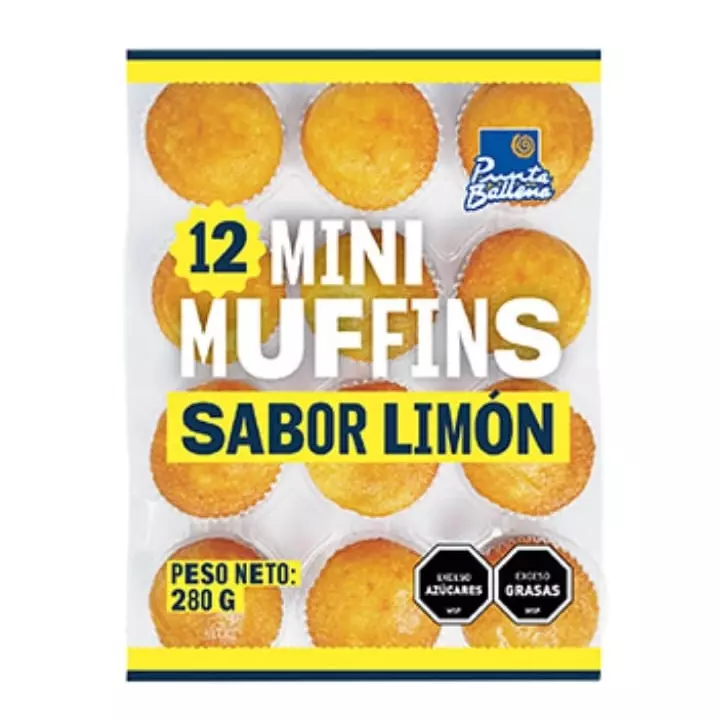 MINI MUFFINS LIMON X12 280g