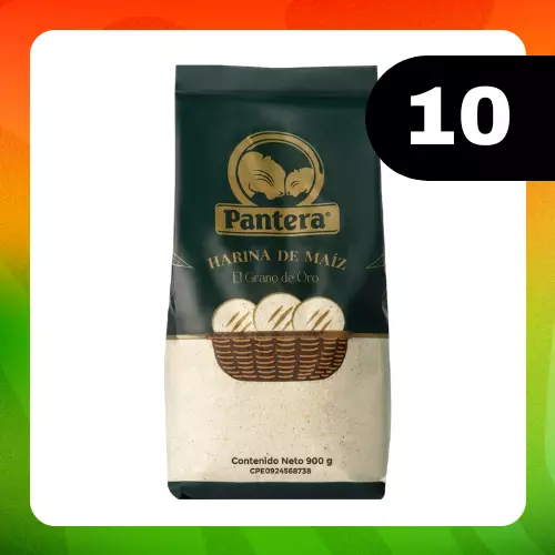 Medio Bulto Pantera Harina Maíz 900g