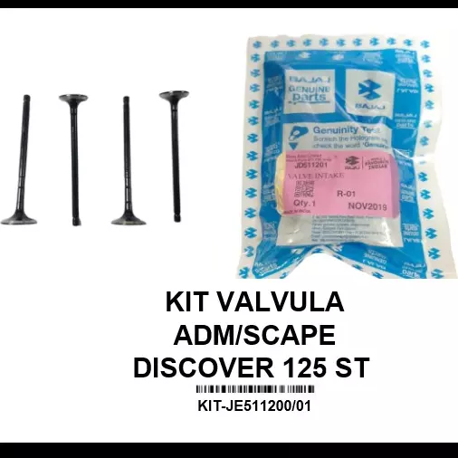 KIT VALVULA ADM/ESC DISCOVER 125ST