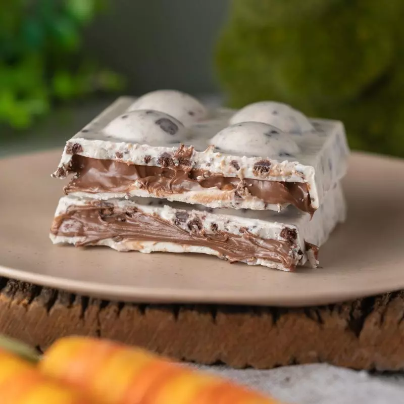 Barra de Oreo com Nutella