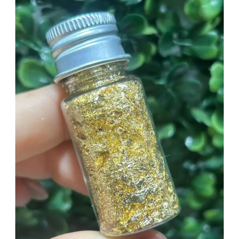 Potinho De Folha D Ouro Dourado