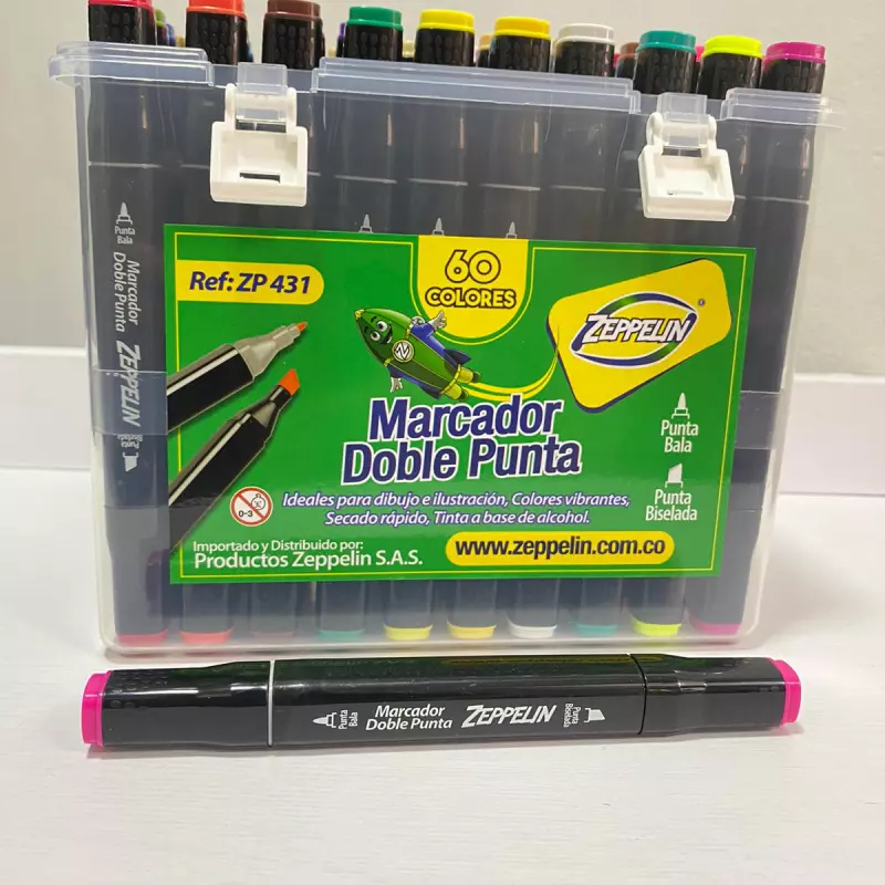 MARCADOR DOBLE PUNTA