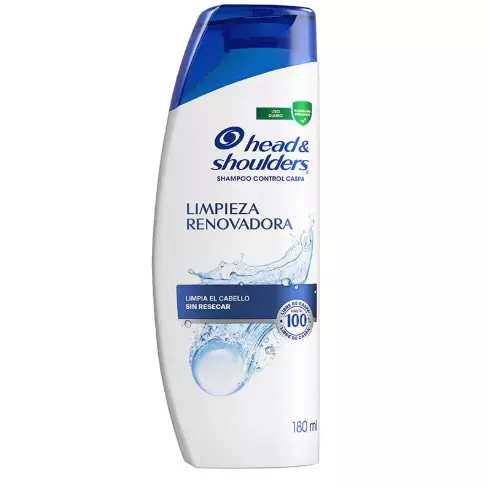 shamp.head y shoulders limpiez 180ml