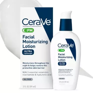 Loción hidratante facial PM CeraVe
