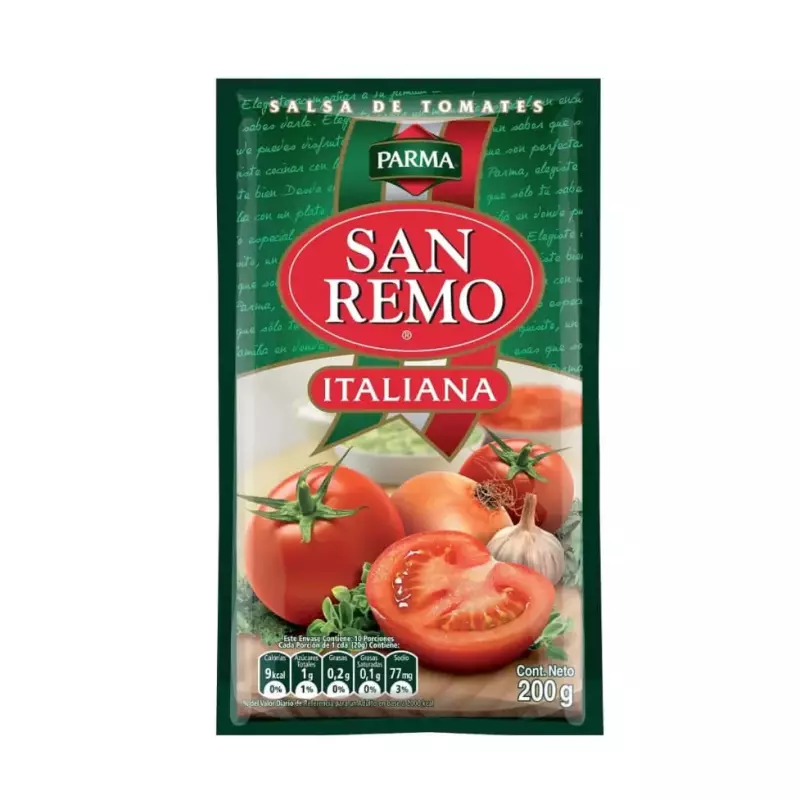 SALSA DE TOMATE SAN REMO 200G