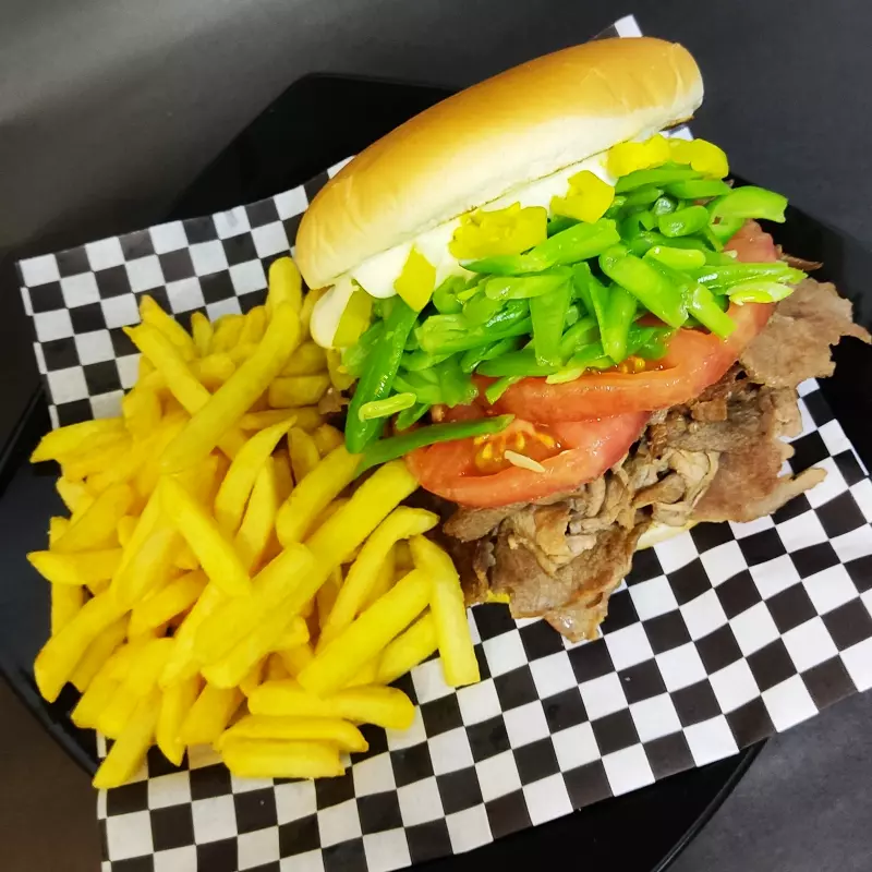 Churrasco Chacarero + Fríes 🍟