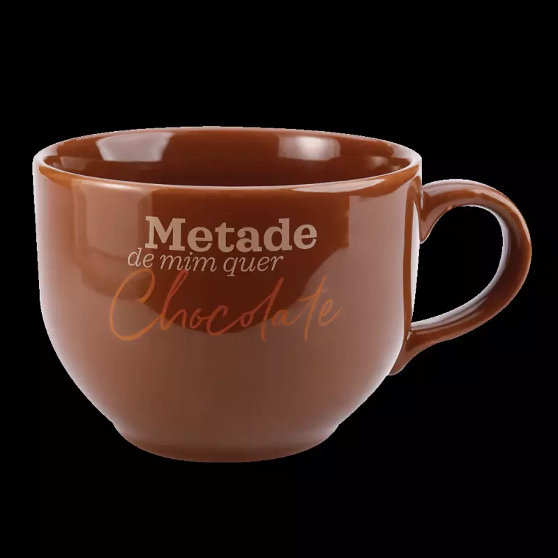 Caneca jumbo marrom