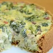 Torta Lowcarb de Frango com bacon