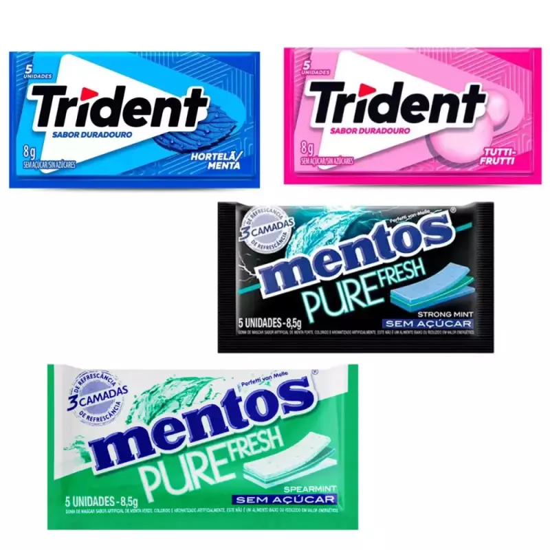 Trident e Mentos