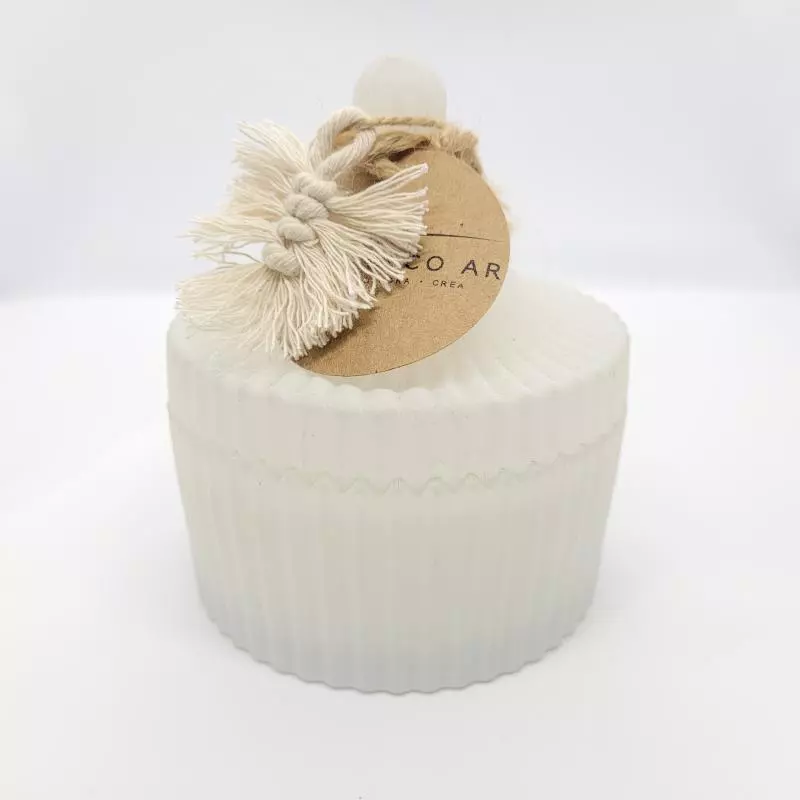 VELA CARAMELERA ABU DABI WHITE MATE