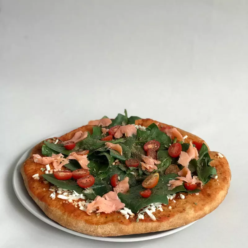 PIZZA SALMON MASA MADRE 27 CM,VEGETA