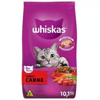 Whiskas Adulto Carne 10,1kg