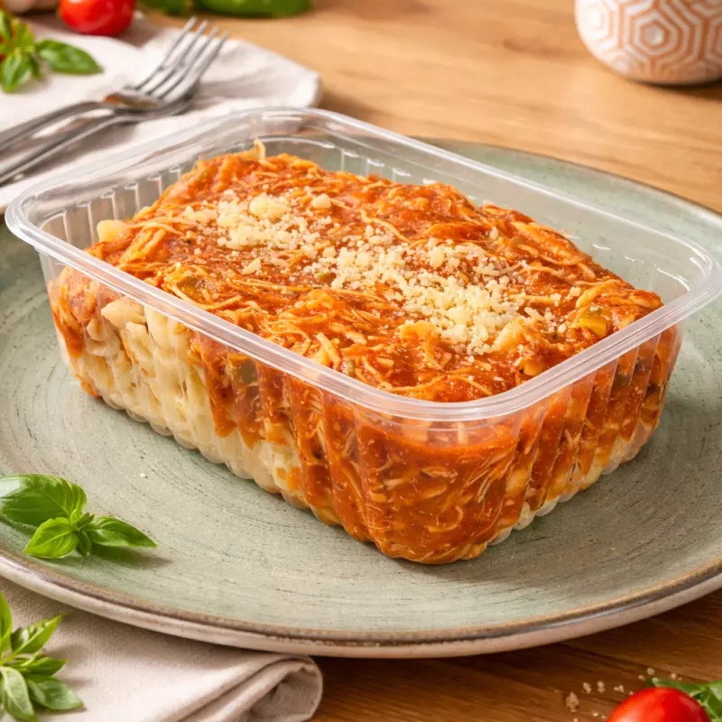 Espaguete com Frango ao sugo