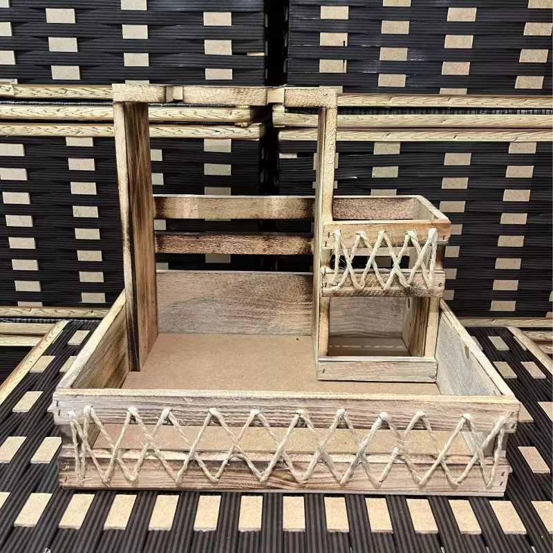 Porta vinho madeira COD:55751