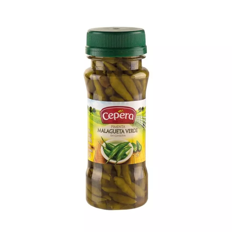 Pimenta Malagueta verde Cepêra 100g
