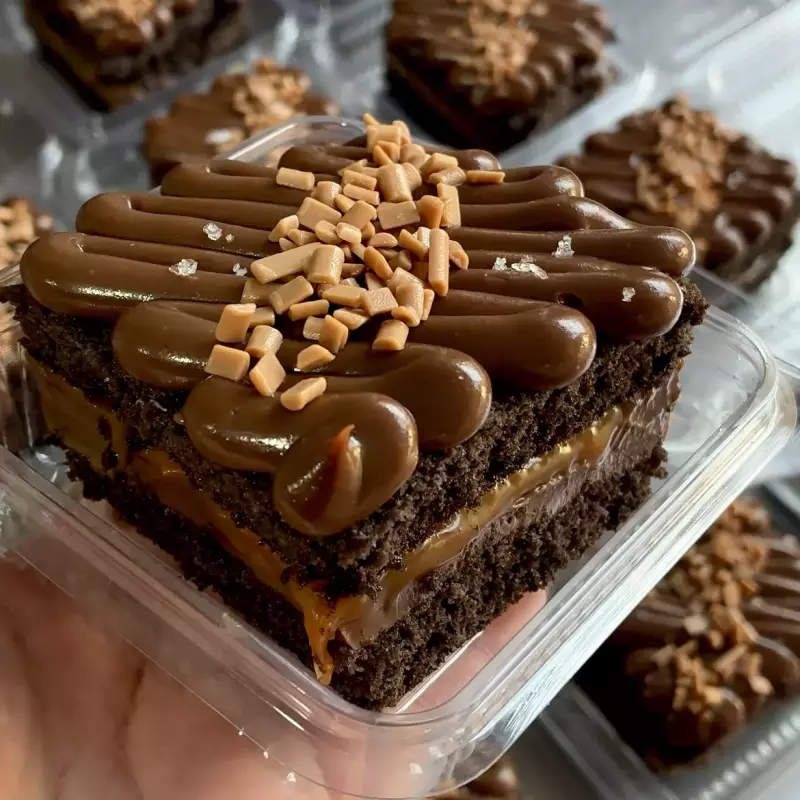 Bolo black caramelo salgado