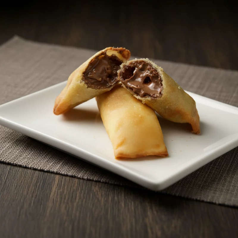 Harumaki de Brigadeiro