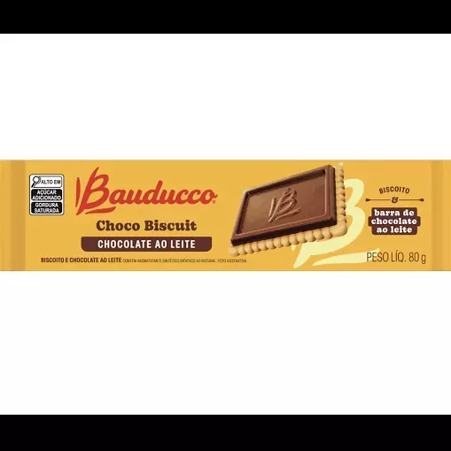 BISCOITO BAUDUCCO CHOCOLATE