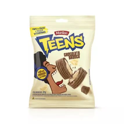 Biscoito Teens Chocolate Branco 30g