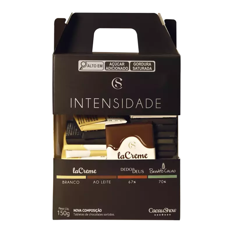 Caixa de Tabletes Intensidade 150g