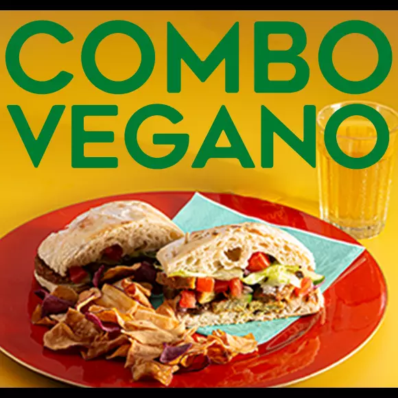 Combo Sanduba Falafel Vegano
