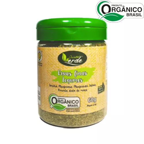Tempero Ervas Finas Legumes Org 60g