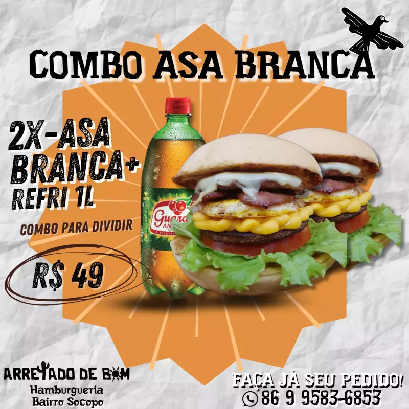 Combo Asa ( 2 asa + refri1L)