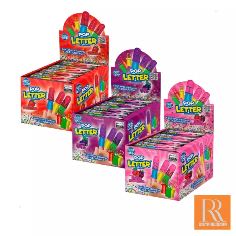 Pirulito Pop Letter Letras e Números