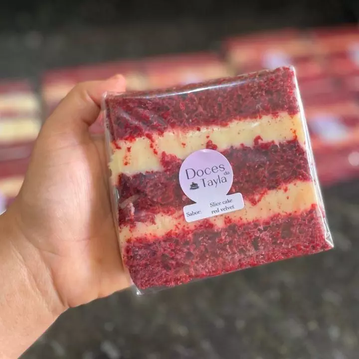 Fatia slice cake red Velvet