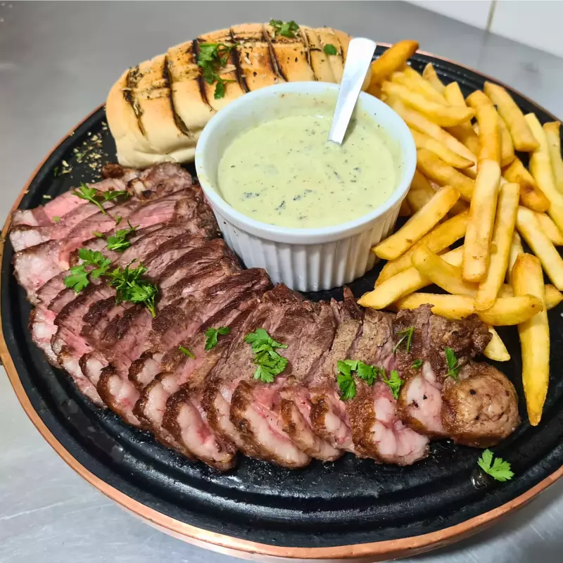 Filé ao molho Gorgonzola