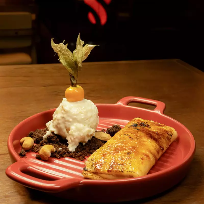 Panqueca de doce de leite