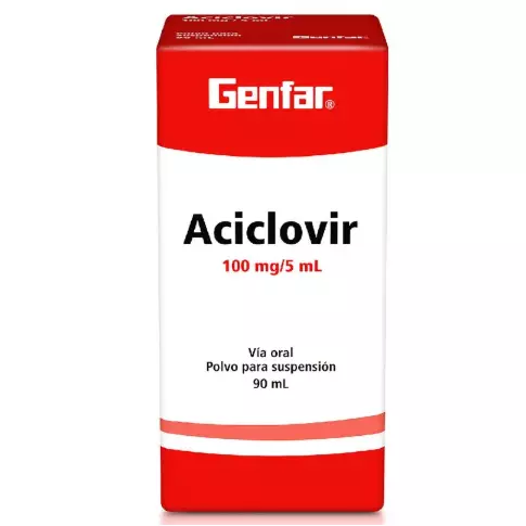 ACICLOVIR 100MG SUSPENSION 90ML
