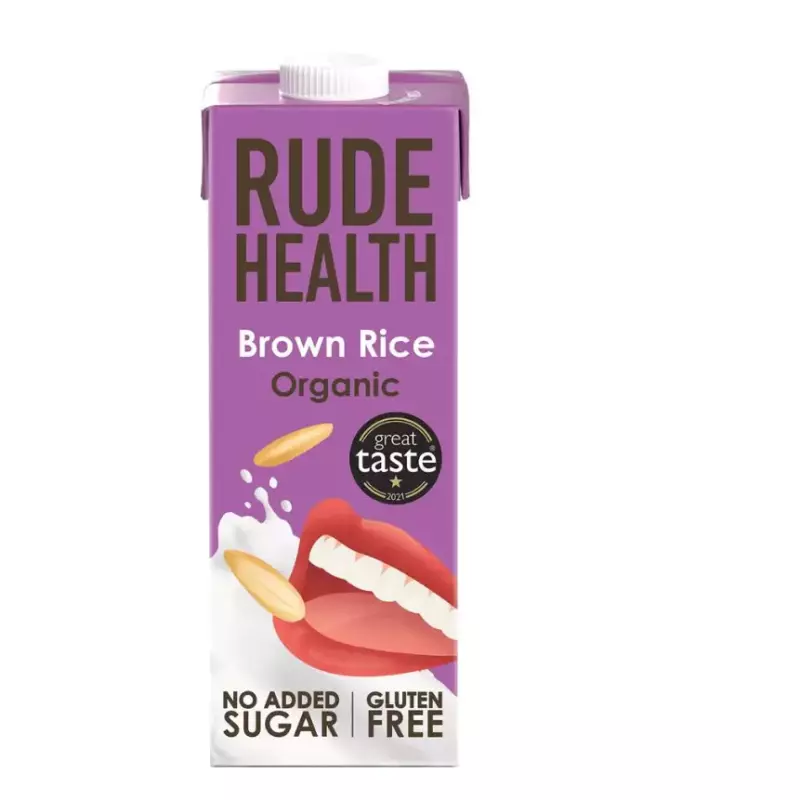 Leche de arroz orgánica Rude Health
