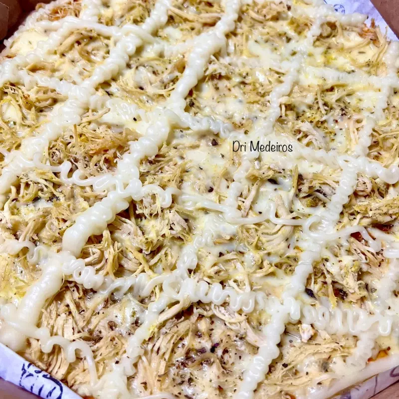 Pizza frango e catupiry