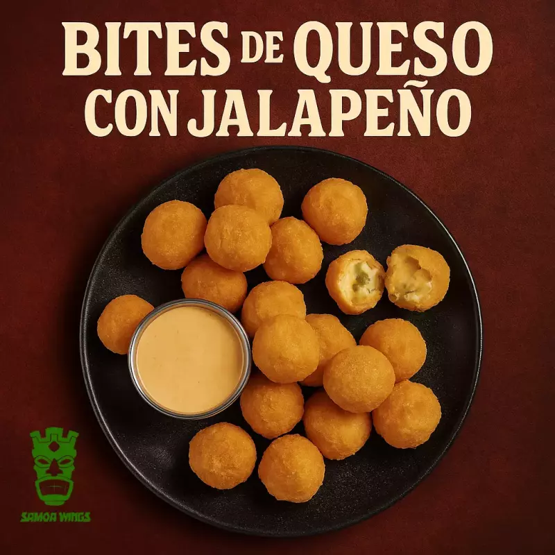 Bites de queso con jalapeño