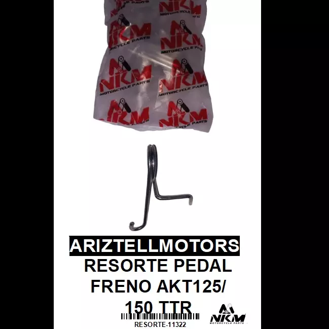 RESORTE PEDAL FRENO AKT125/150 TTR