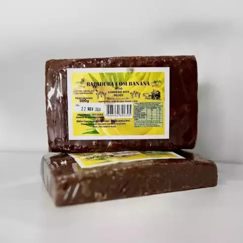 Rapadura com Banana 500g